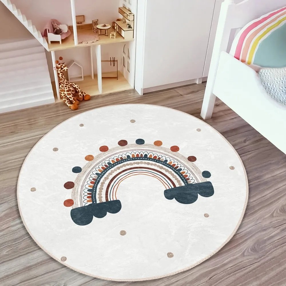 Covor pentru copii crem ø 120 cm Comfort – Mila Home