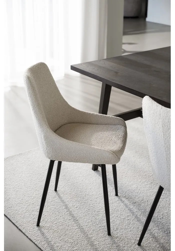 Scaune de dining bej 2 buc. Sierra – Rowico