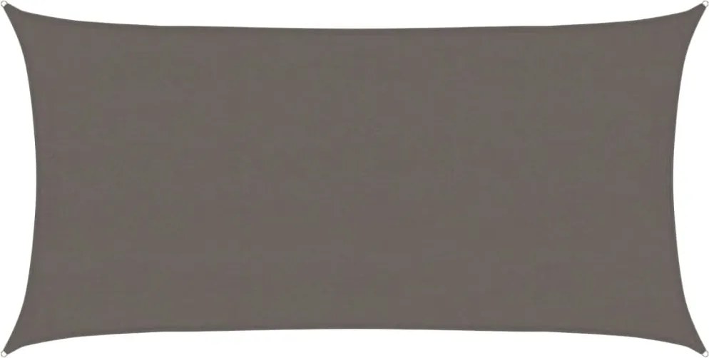 vidaXL Pânză parasolar, antracit, 4x7 m, HDPE, 160 g/m²