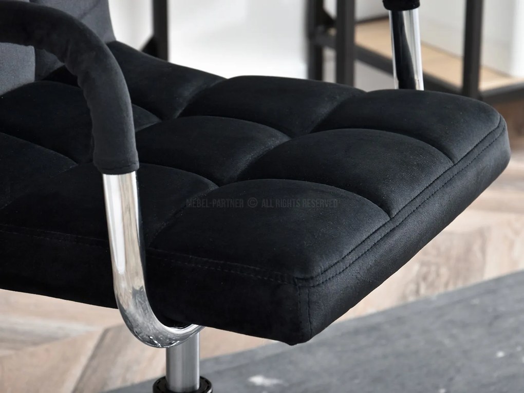 Scaun Elita (negru + crom). 1110023