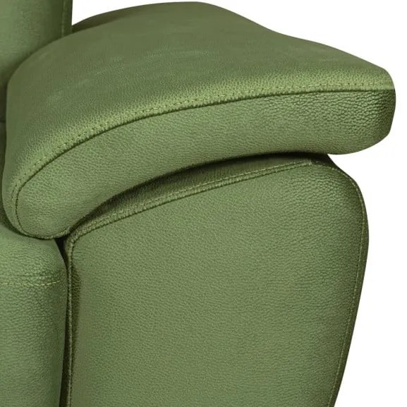 Coltar Extensibil Cu Insula Stanga Dax, 5 Locuri, Cu Lada De Depozitare, Verde, 299 Cm