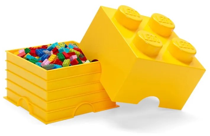 Cutie depozitare LEGO®, galben