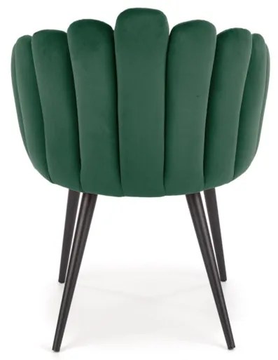 Supermobel Scaun K410, 65x85x62, velvet albastru