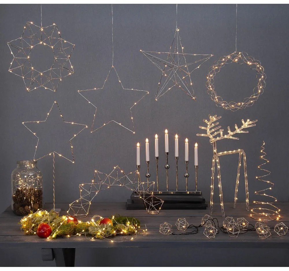 Decorațiune luminoasă neagră Gustavo – Star Trading