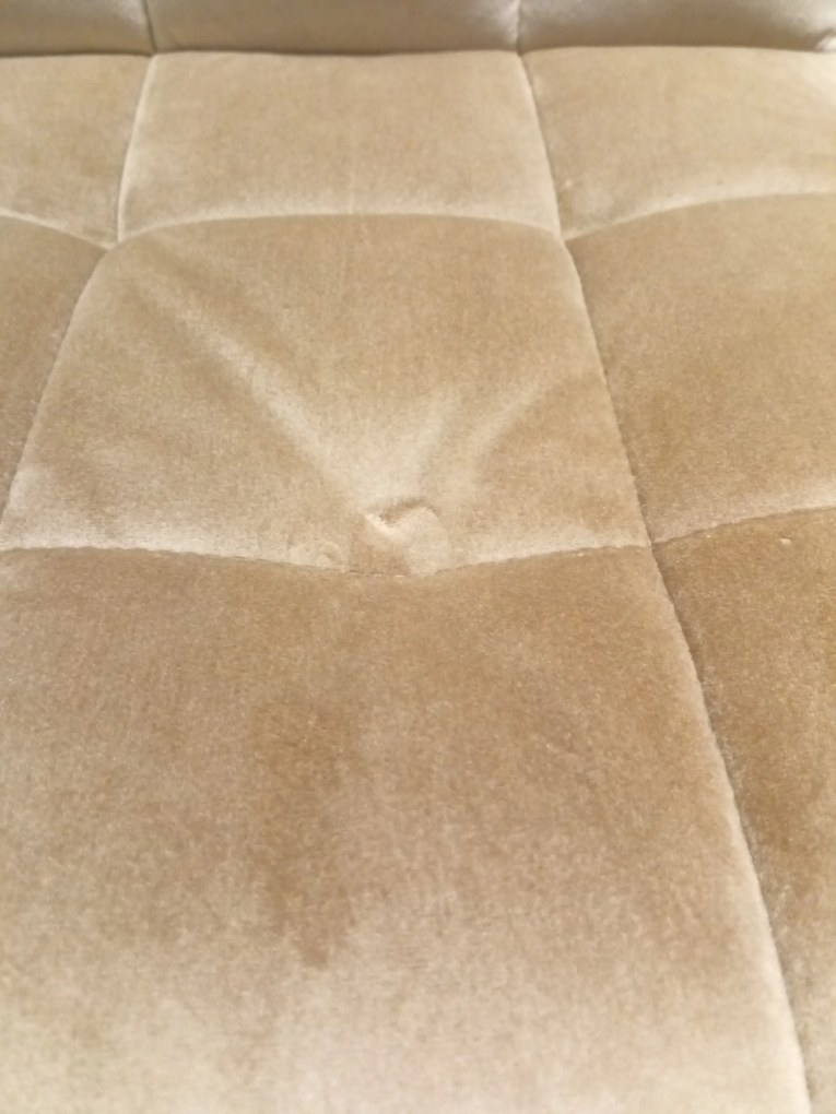 OFERTA Scaun de birou galben Q-020 VELVET II. calitate