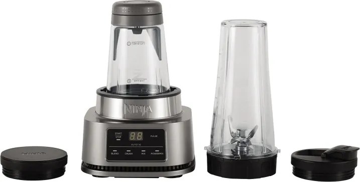Blender Ninja CB100EU, 1100W, 700ml, 400ml, 2in1, Smart Torque, Auto-iQ, Zdrobire gheata, Inox