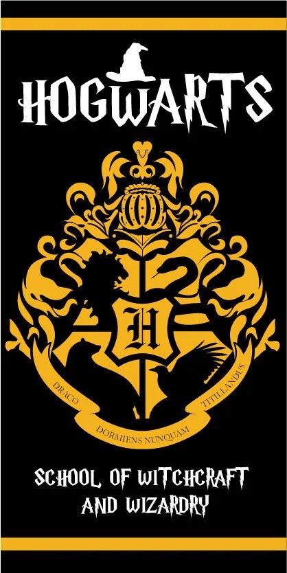 Harry Potter Prosoape de baie Hogwarts, Prosoape de plajă 70x140cm (Uscare Rapidă)