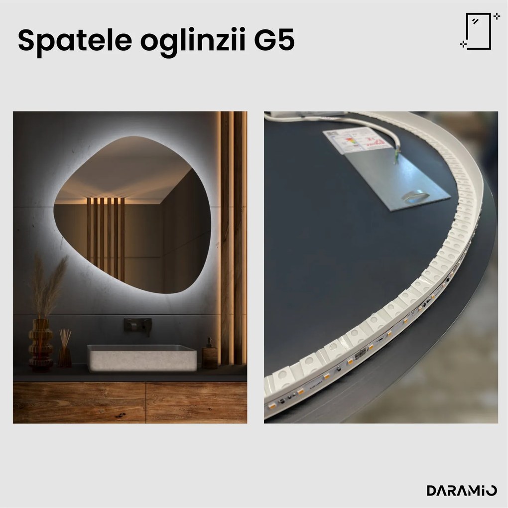 Oglindă atipică cu iluminare LED G5