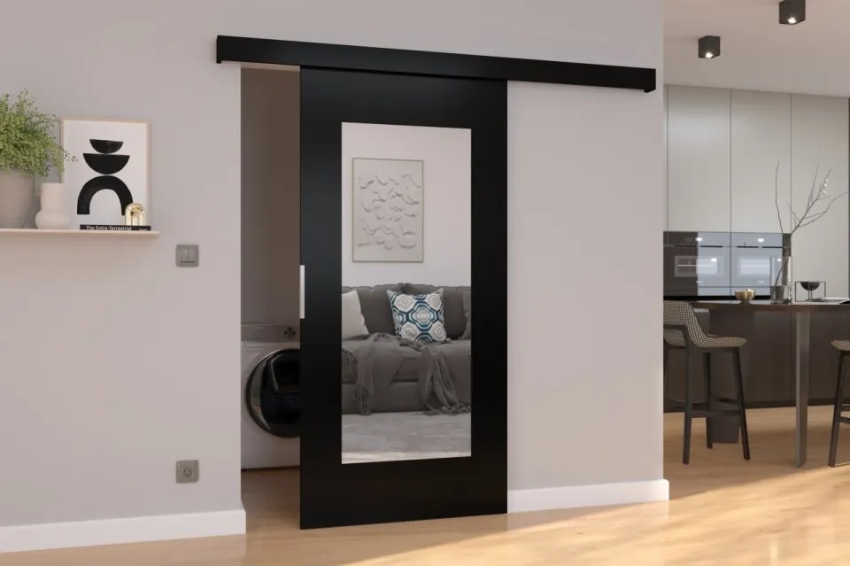 Usa glisanta, Nela, ADRK Furniture (Culoare: Wenge, Latime: 106 cm)