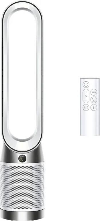 Purificator de aer Dyson Purifier Cool PC1 544901-01, 50 W, 30 m², 287 l/s, 10 viteze, Air Multiplier™, Wi-Fi, Bluetooth, Oscilare, Alb/Argintiu