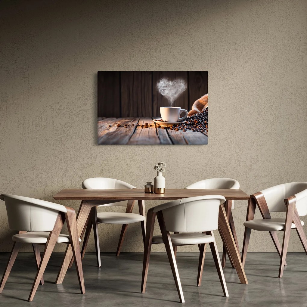 Tablou - Timp pentru cafea (90x60 cm)