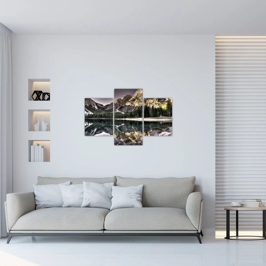 Tablou cu lac montan (90x60 cm)