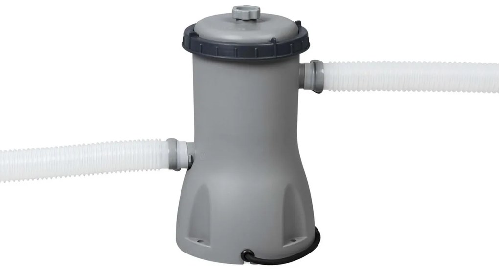 Piscină supraterană Bestway Steel Pro MAX, gri, diam. 396 cm, în. 122 cm
