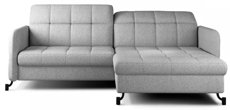 Canapea extensibila cu spatiu pentru depozitare, 225x105x160 cm, Lorelle R01, Eltap (Culoare: Gri pepit / Berlin 01)