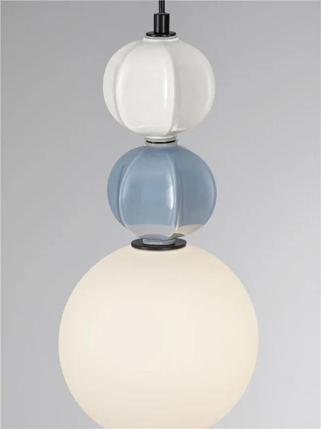 Pendul, Lustra LED cu ceramica multicolora DAZZ