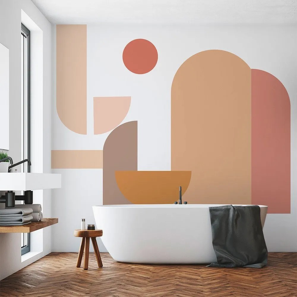 Autocolant pentru perete 90x185 cm Abstract Sunset – Ambiance