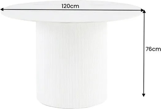 Masa rotunda, Ceramica Alba, UNIQUE 120cm A-46383 VC