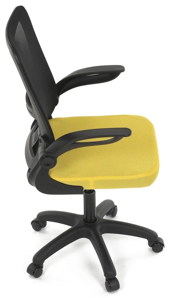 Scaun de birou Autronic KA-K2006 YEL, galben