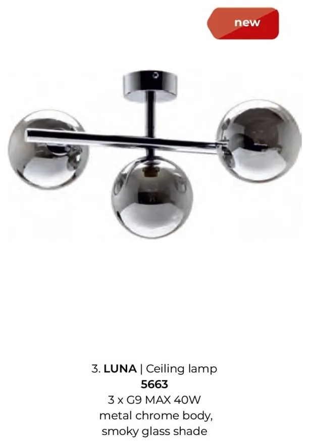 Plafoniera moderna design decorativ Luna