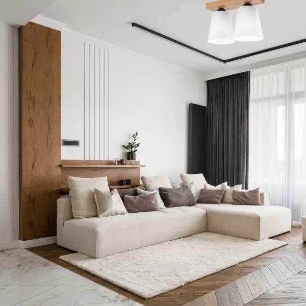 Lustră aplicată LULA 2xE27/60W/230V stejar