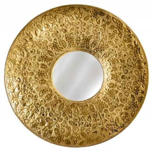 Oglinda de perete decorativa Mandala 82cm, auriu