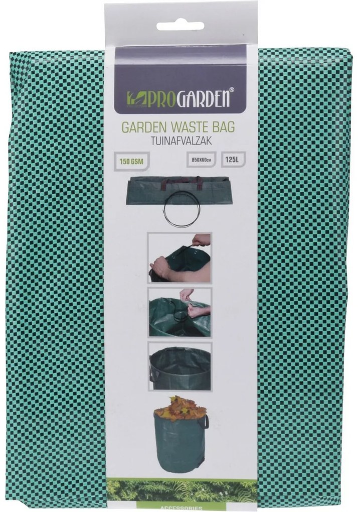 Geantă de grădină pliabilă ProGarden, 125 l , diam. 50 x î. 60 cm