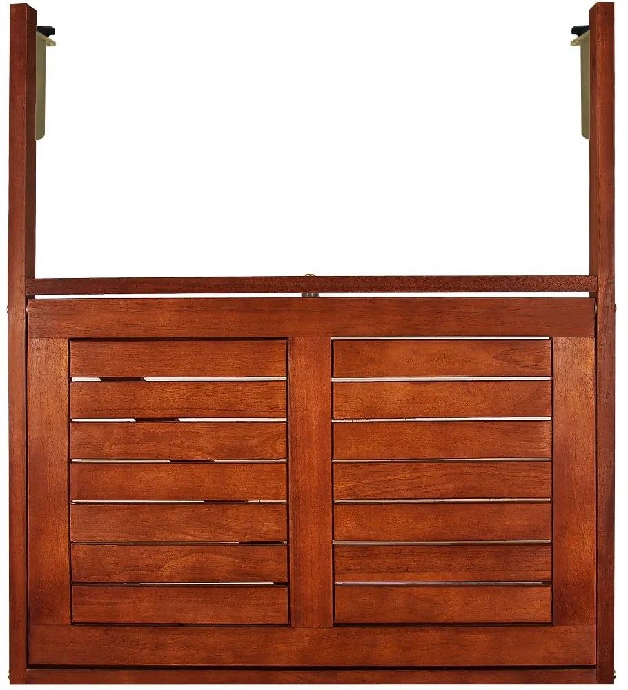 Masă suspendată pentru balcon HANS, 65x45x87cm, maro Casaria