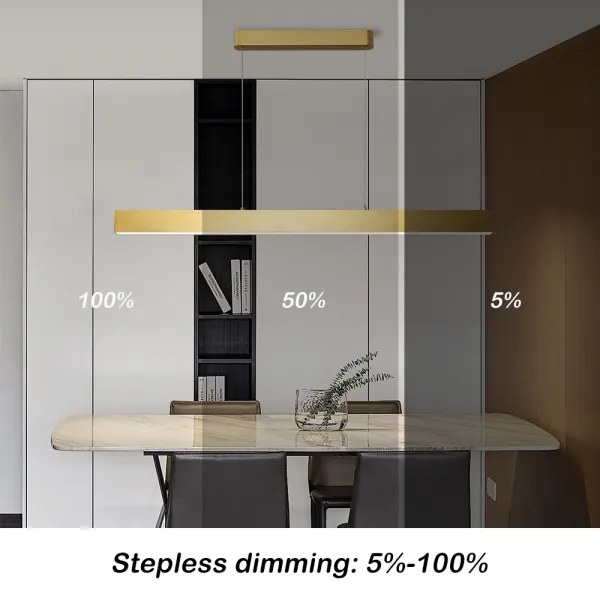 Brilagi - Candelabru LED reglabil SLEEKLINE SMART LED/40W/230V Wi-Fi Tuya aur+DO