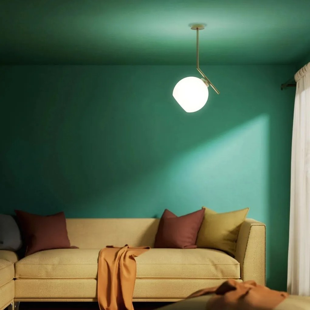 Lustra din alama stil modern Art Deco Spheres