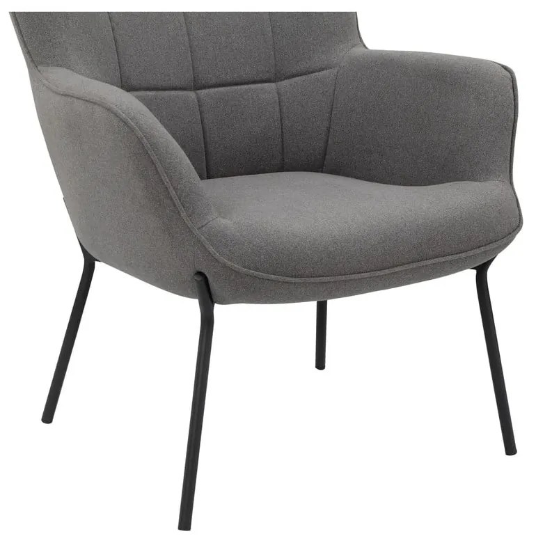 Fotoliu gri Boris – Støraa