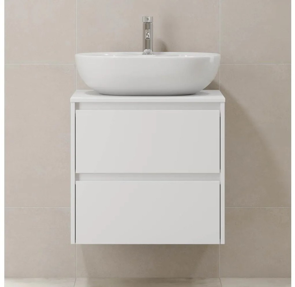 Dulap pentru chiuvetă TRONDHEIM, 60 cm, alb