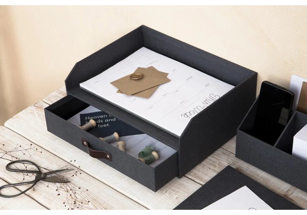 Organizator pentru sertar/pentru documente din carton Walter – Bigso Box of Sweden