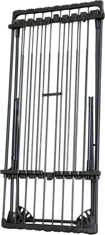 Uscător de haine KH 2043, 27 m, până la 20 kg, pliabil, oțel, negru