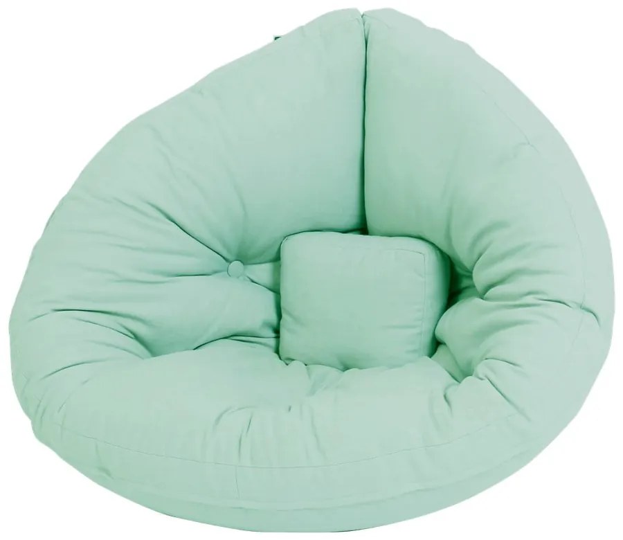 Fotoliu pentru copii verde de relaxare Mini Nido - Karup Design