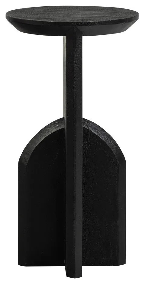 Măsuță auxiliară rotundă din lemn de acacia ø 30 cm Kioni – WOOOD