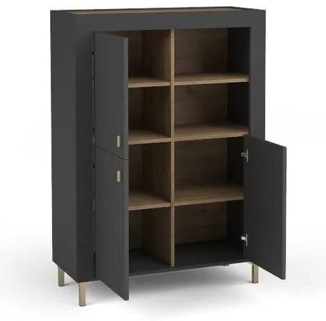 Comodă Mossana MO5 (negru). 1096834