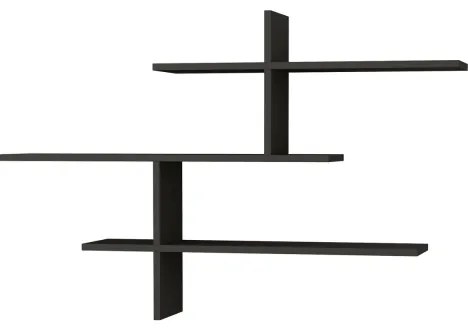 Etajeră de perete LEO 80,5x123 cm antracit