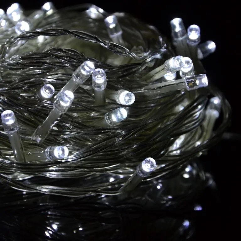 Set de lanțuri LED de Crăciun cu temporizator, 100 LED-uri,