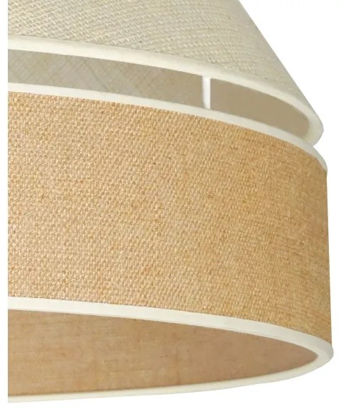 Lustră pe cablu YUTE Duolla AVIGNON 1xE27/15W/230V d. 60 cm gri/maro