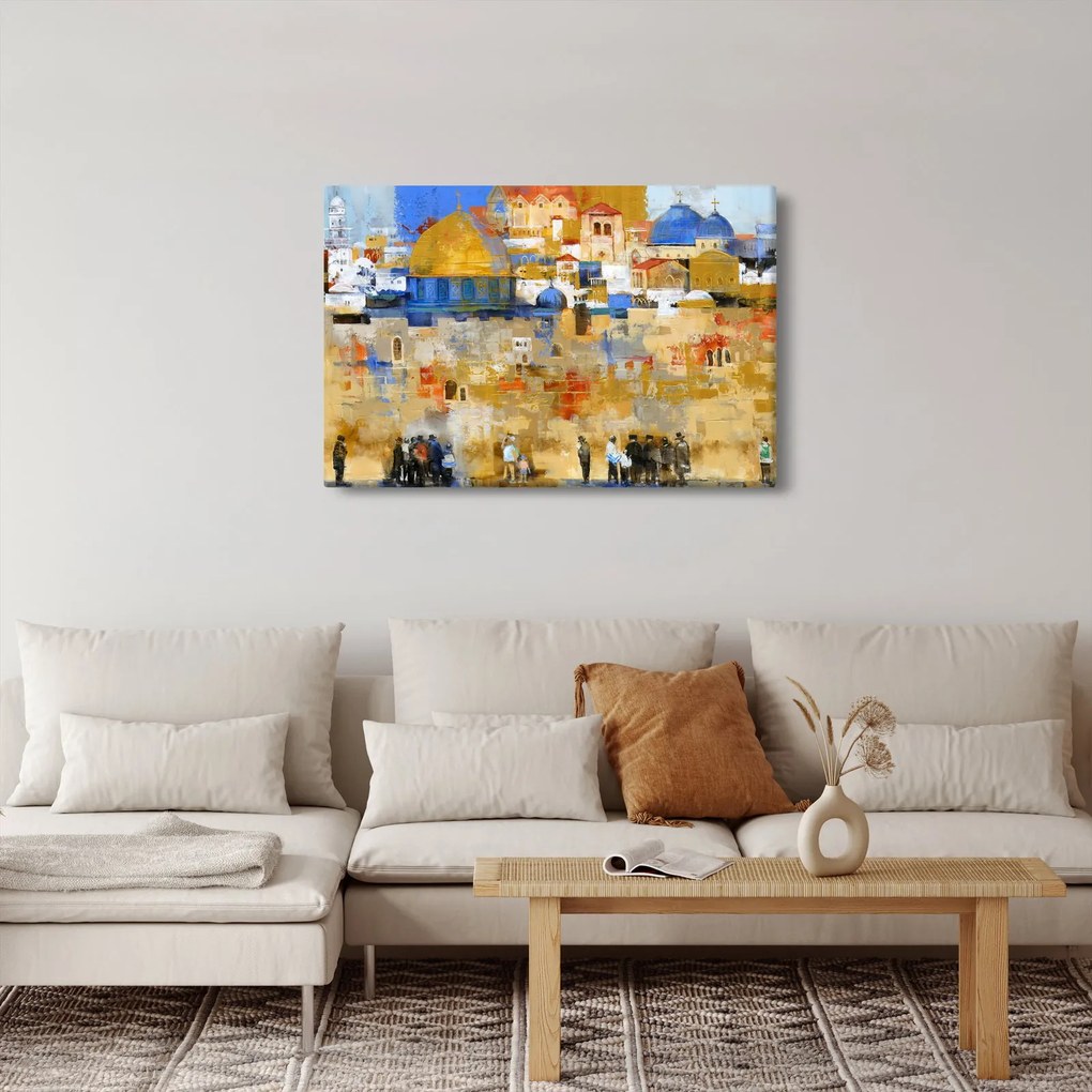 Tablou - Zidul plângerii, Ierusalim, Israel (90x60 cm)