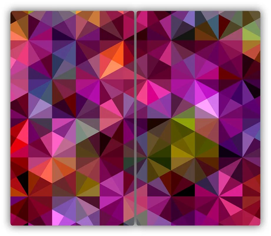 Tocator din sticla valuri abstractizare