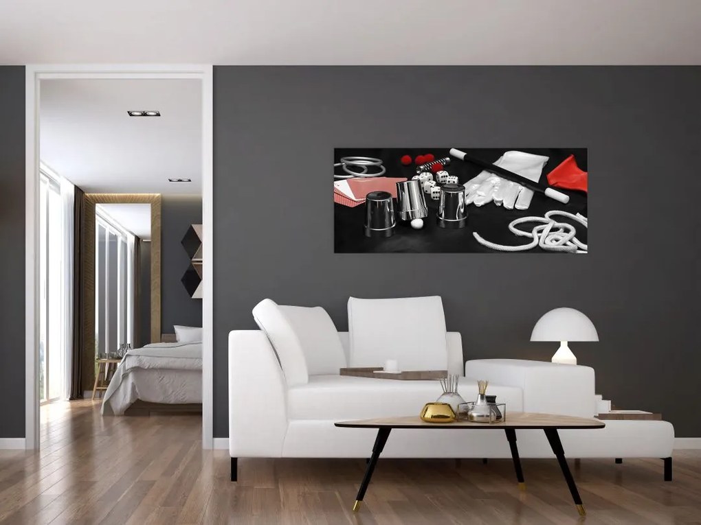Tablou cu uneltele de magie (120x50 cm)
