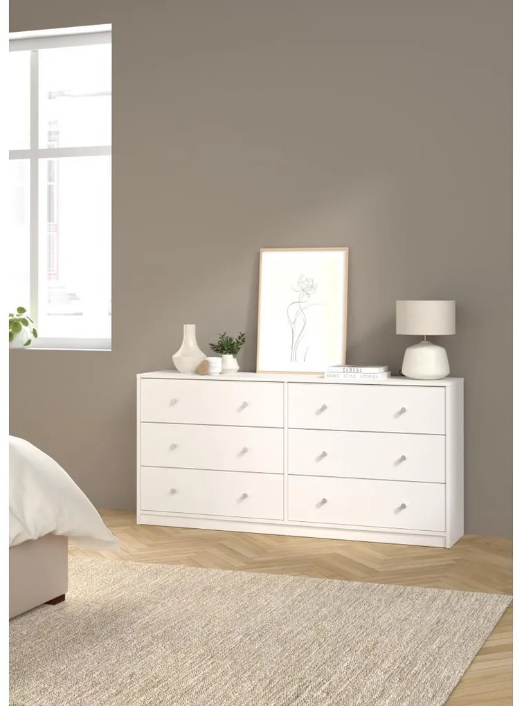 Comodă Myra III, alb
