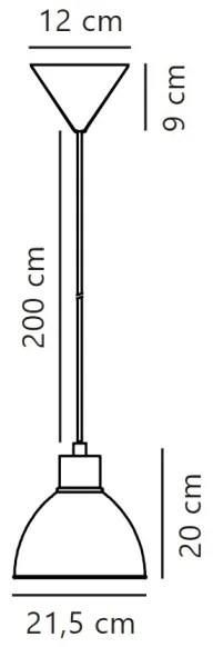 Lustră pe cablu Nordlux POP 1xE27/40W/230V antracit