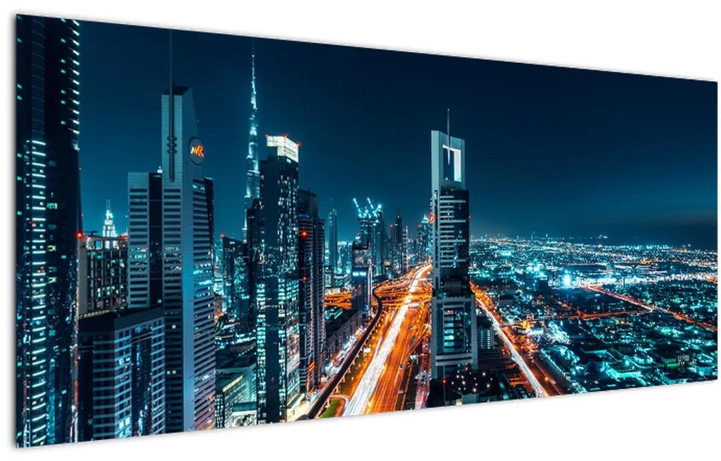 Tablou - Noaptea la Dubai (120x50 cm)