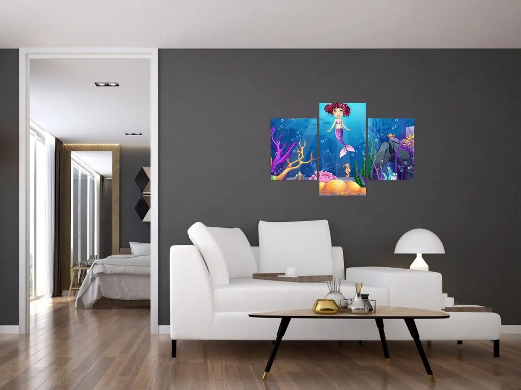 Tablou - Sirenă (90x60 cm)