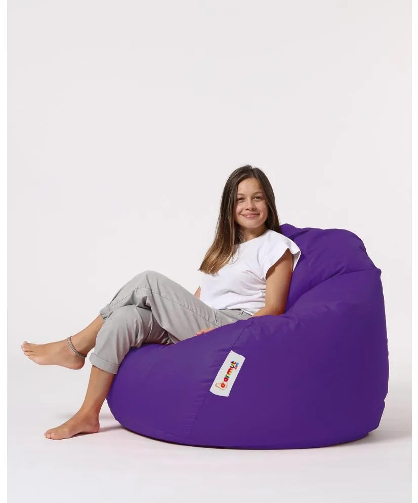 Fotoliu puf Parumleo XXL (violet). 1101741