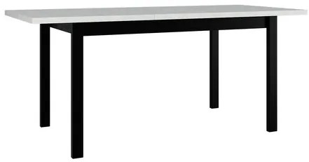 Masă sufragerie extensibilă Deasal 80 x 140 180 II (Stejar artisan + Negru) (pentru 4-8 persoane). 1105369