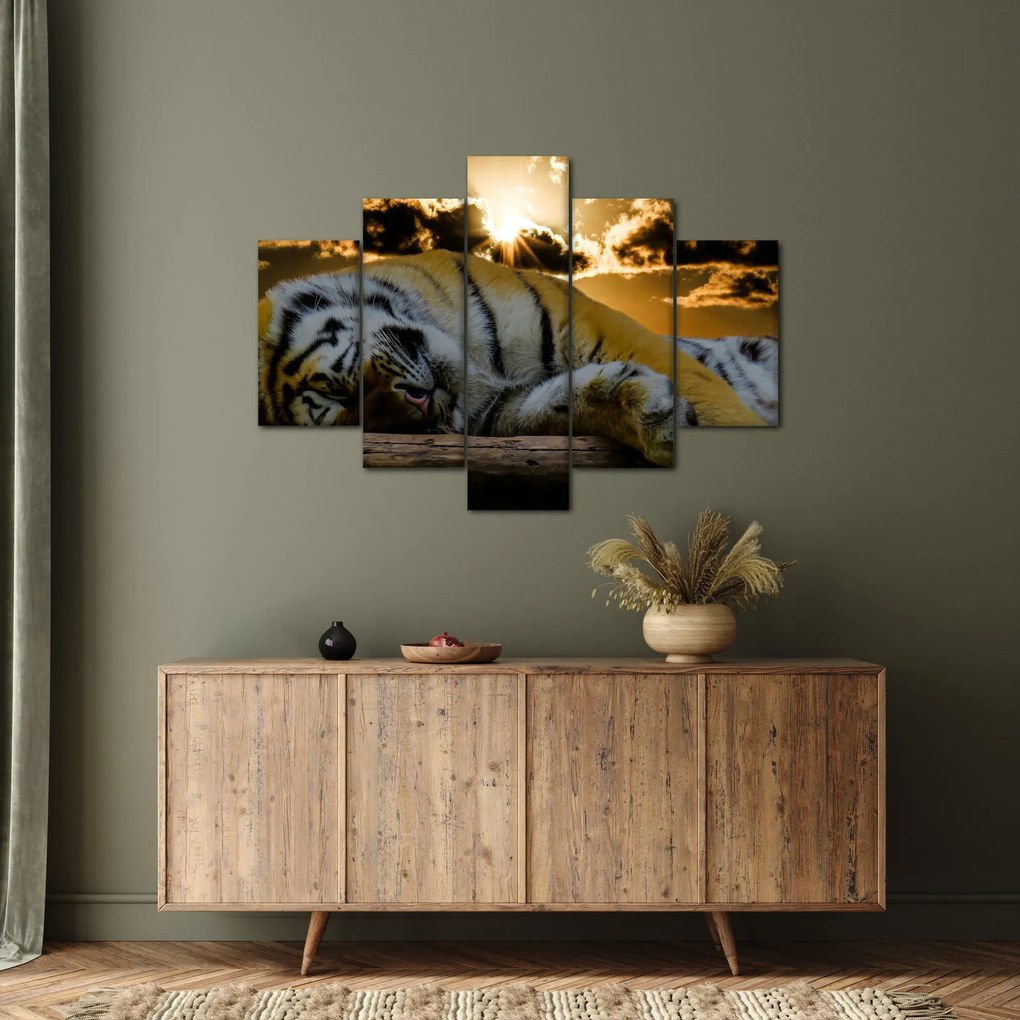 Tablou tigrul dormind (150x105 cm)