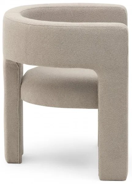 Fotoliu de design bej inchis ALPAH LOOP